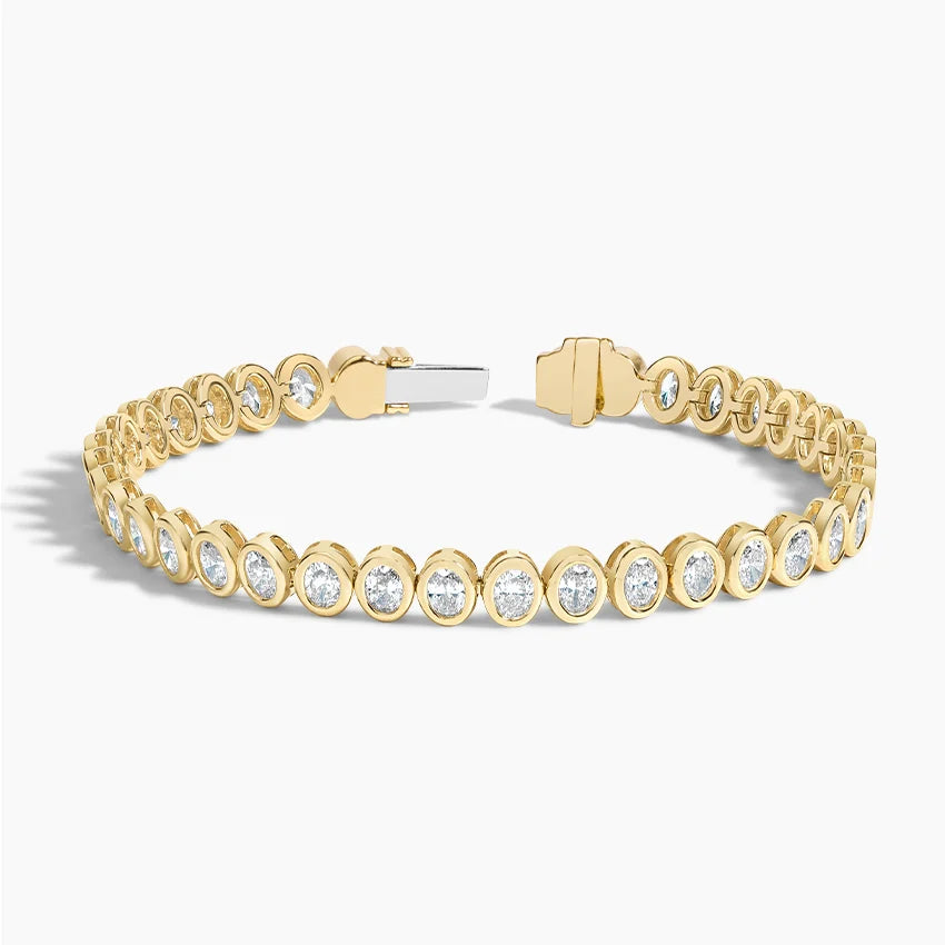 Oval Bezel Tennis Bracelet