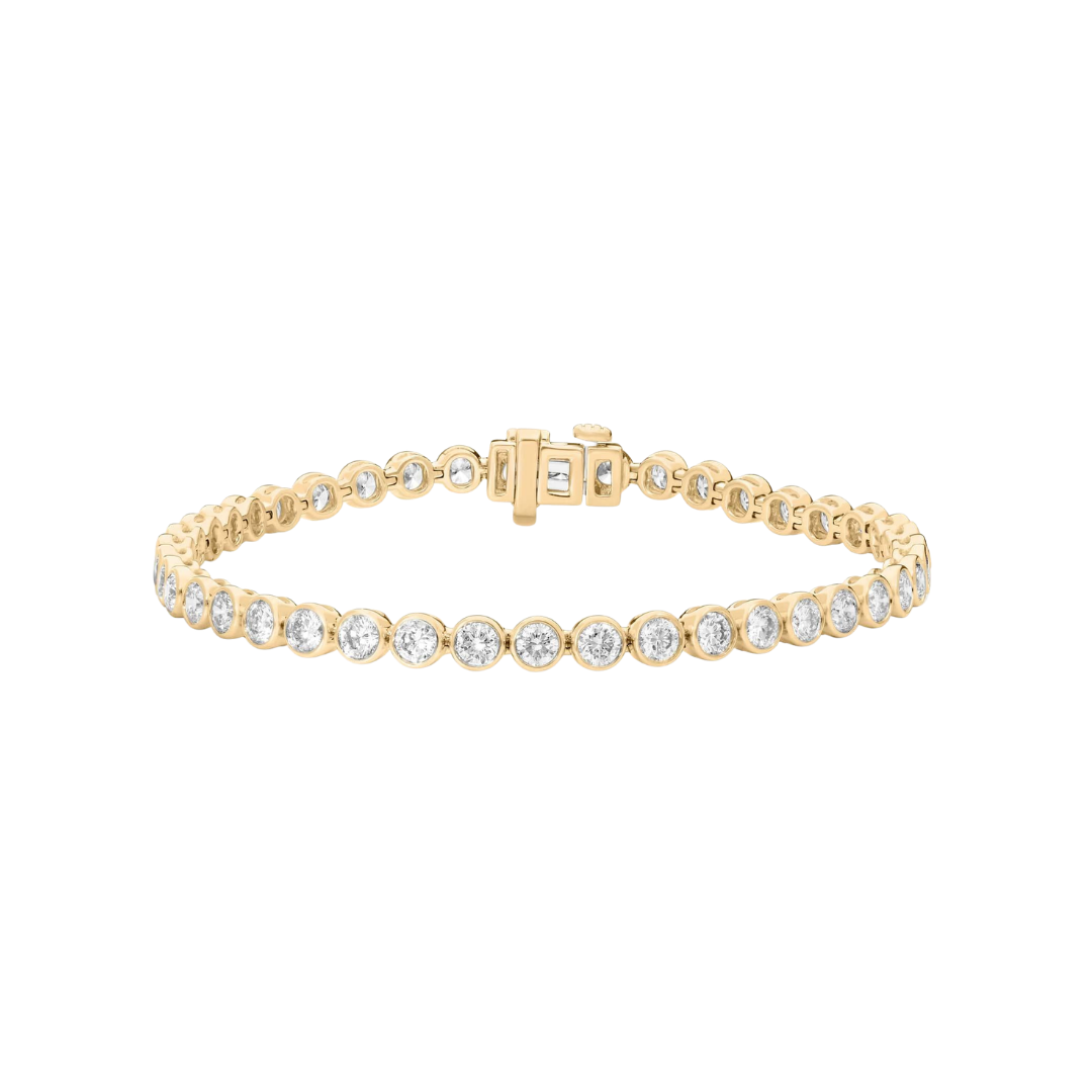 5 Carat Bezel Set Tennis Bracelet