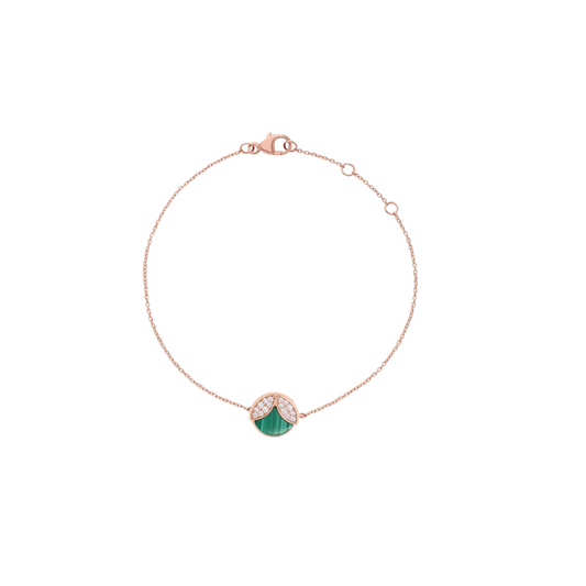 Single Pendant Yaara Malachite Bracelet