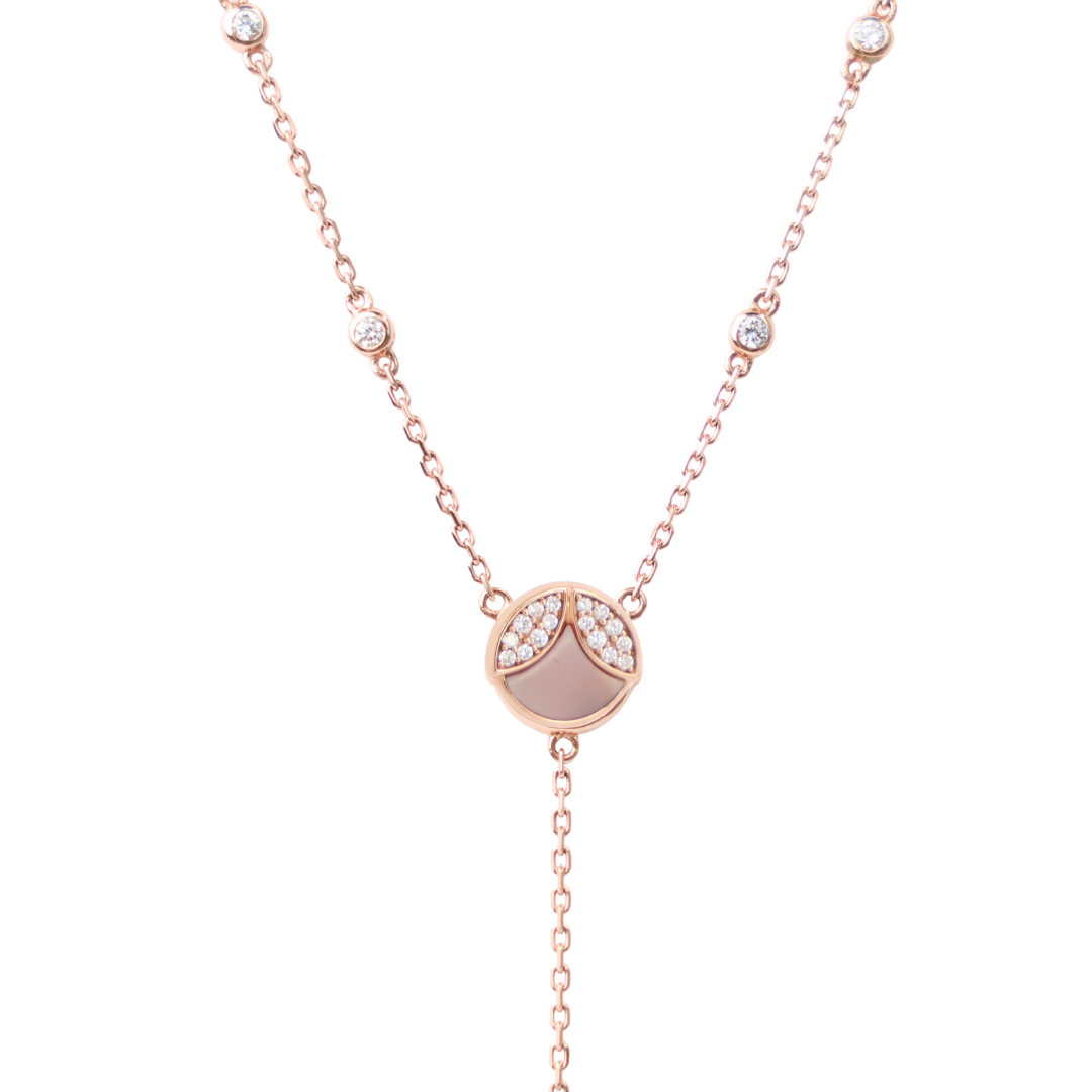 Yaara Lariat Reversible MOP Necklace