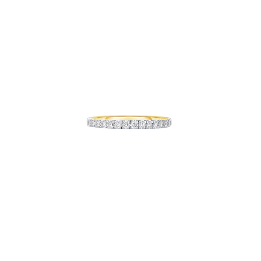 Diamond Encrusted Wedding Band