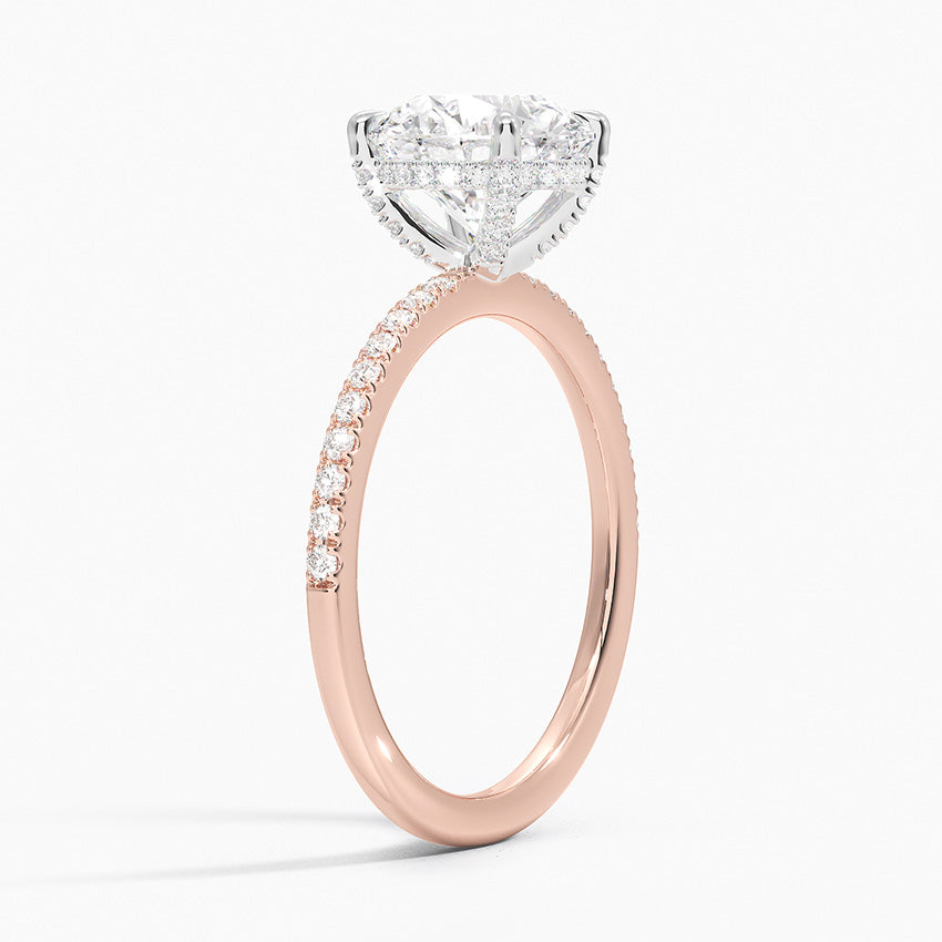 Yaalta Pavè Round Engagement Ring