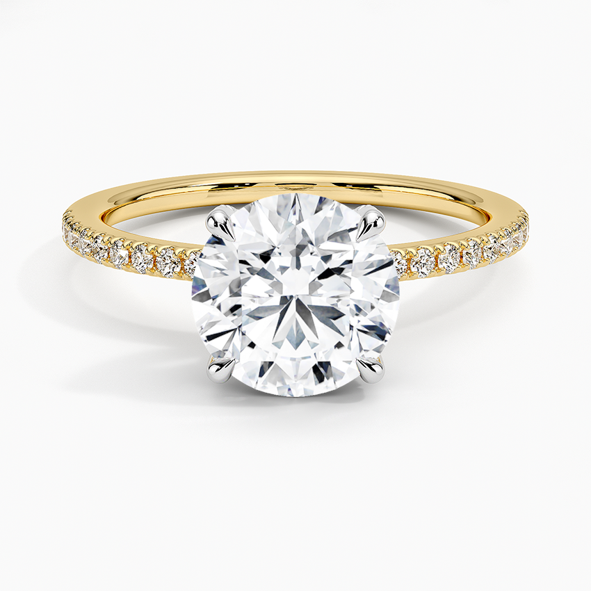 Yaalta Pavè Round Engagement Ring