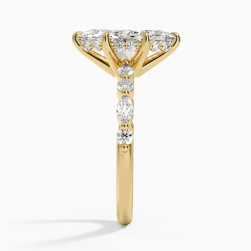 Ijoye Half-Coverage Diamond Ring