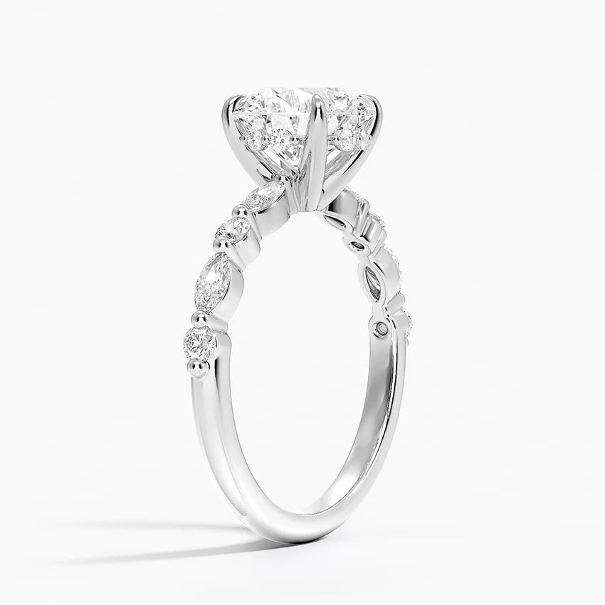 Ijoye Half-Coverage Diamond Ring