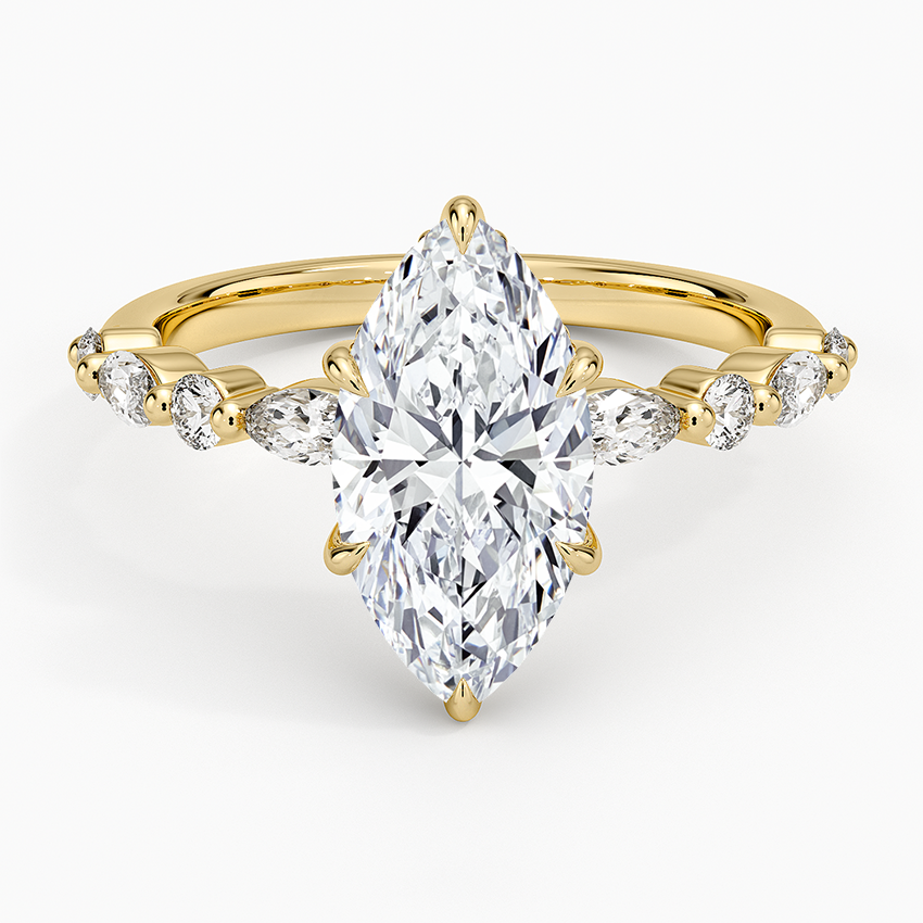 Ijoye Half-Coverage Diamond Ring