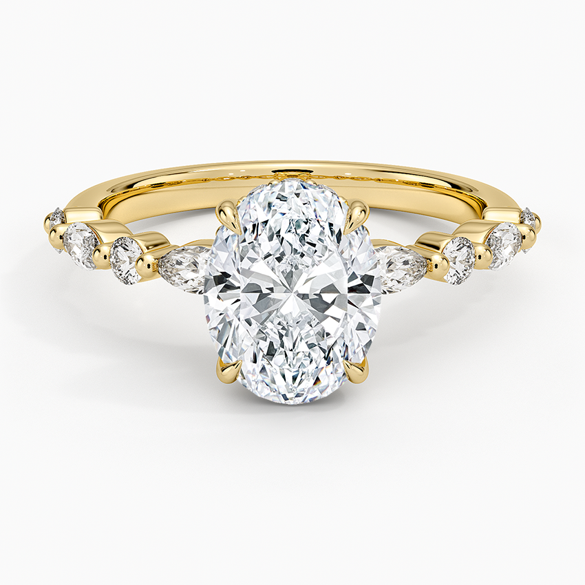 Ijoye Half-Coverage Diamond Ring
