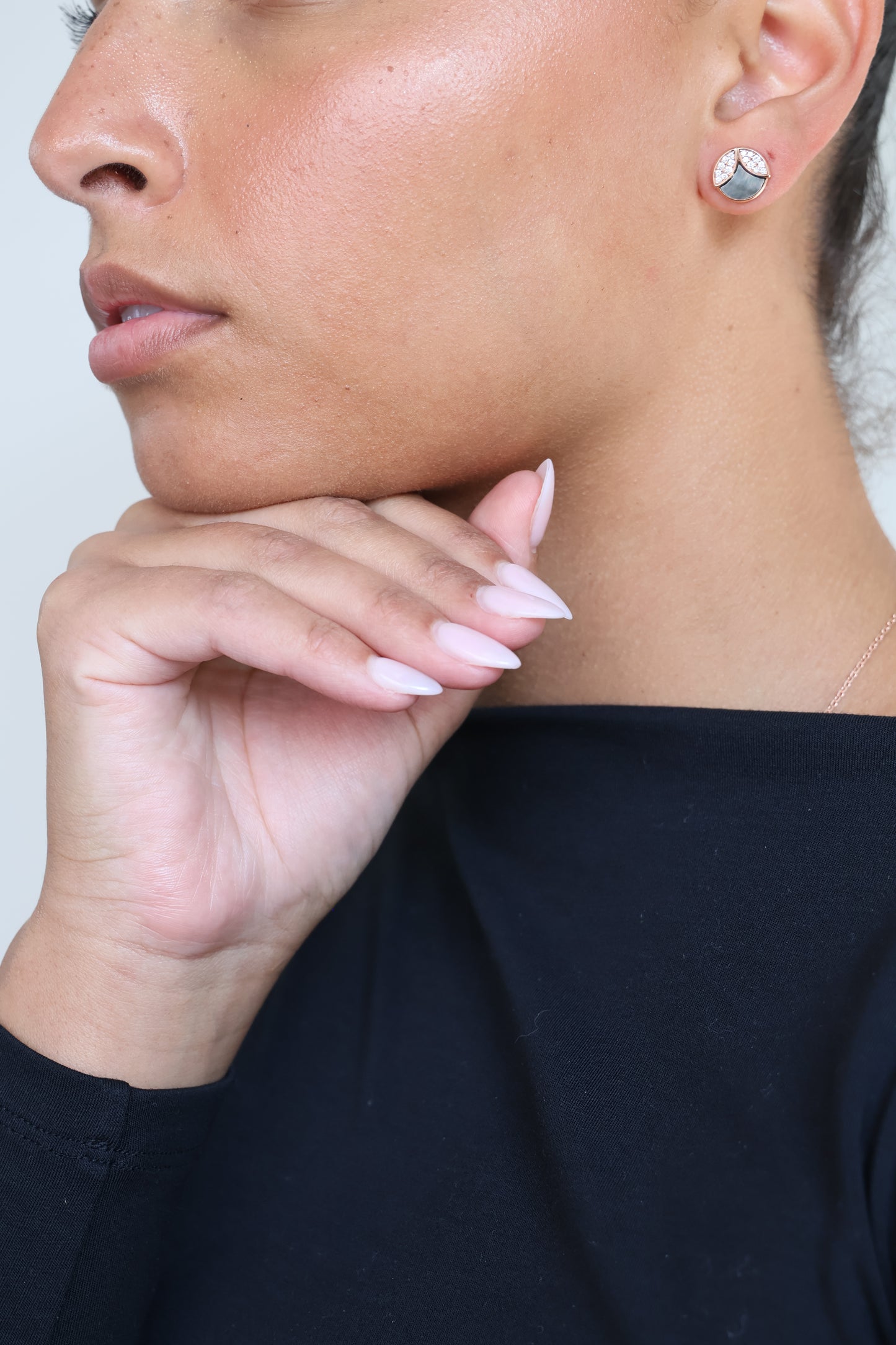 Yaara Grey MOP Earring