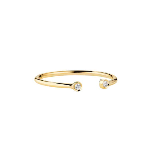 Diamond Open Ring