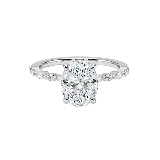 Ijoye Half-Coverage Diamond Ring