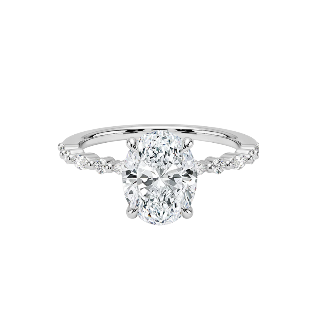 Ijoye Half-Coverage Diamond Ring