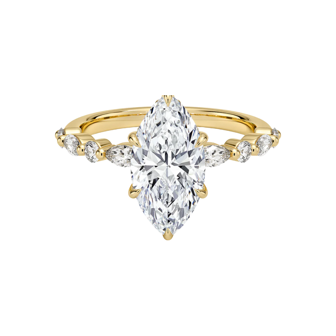 Ijoye Half-Coverage Diamond Ring