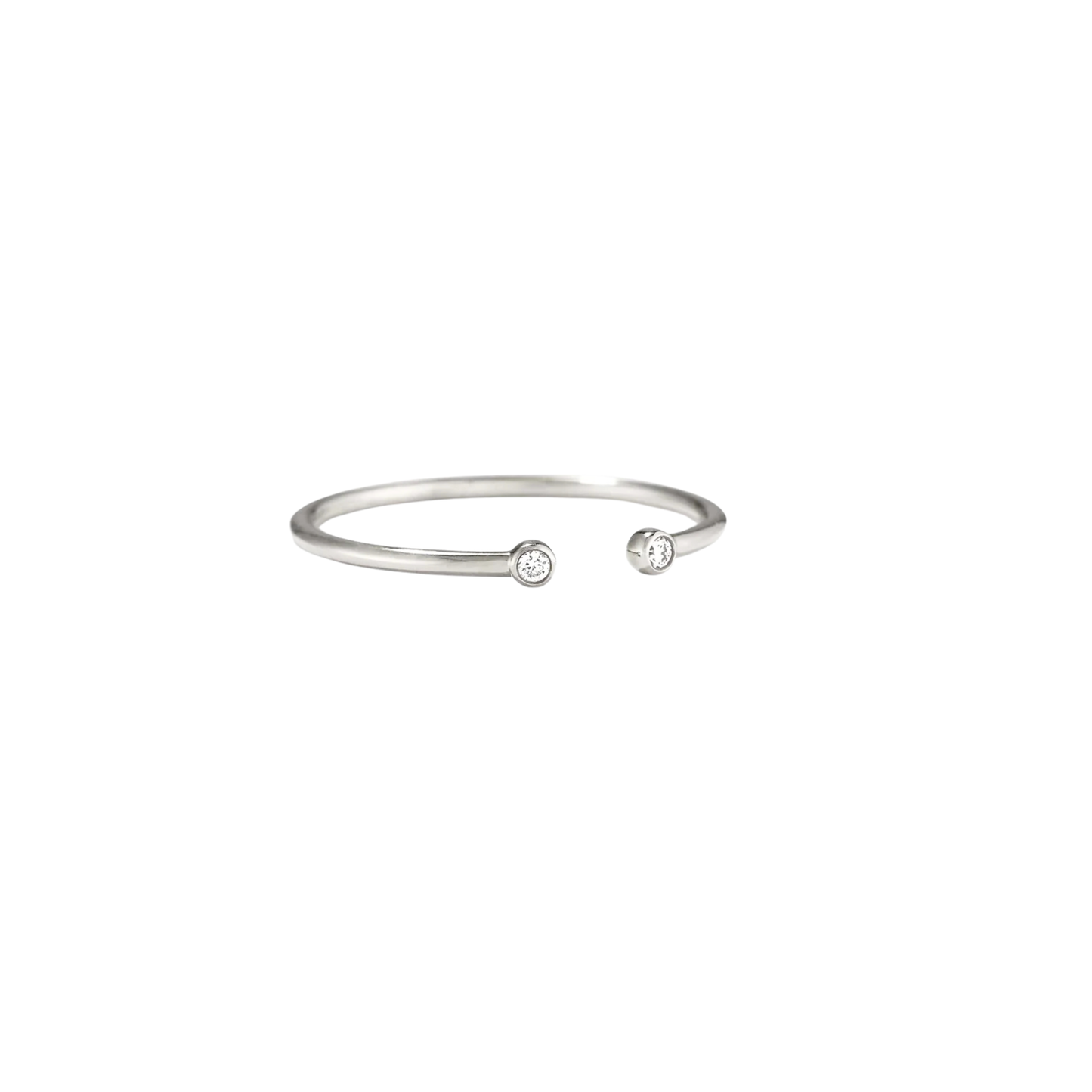 Diamond Open Ring