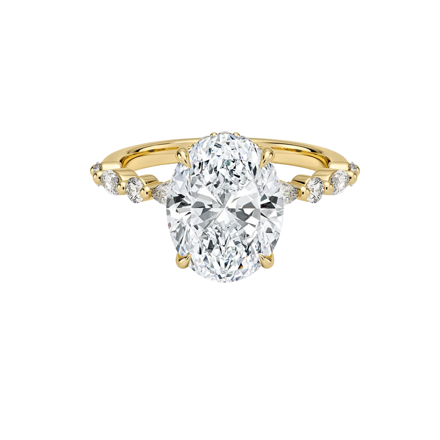 Ijoye Half-Coverage Diamond Ring