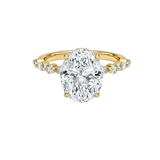 Ijoye Half-Coverage Diamond Ring