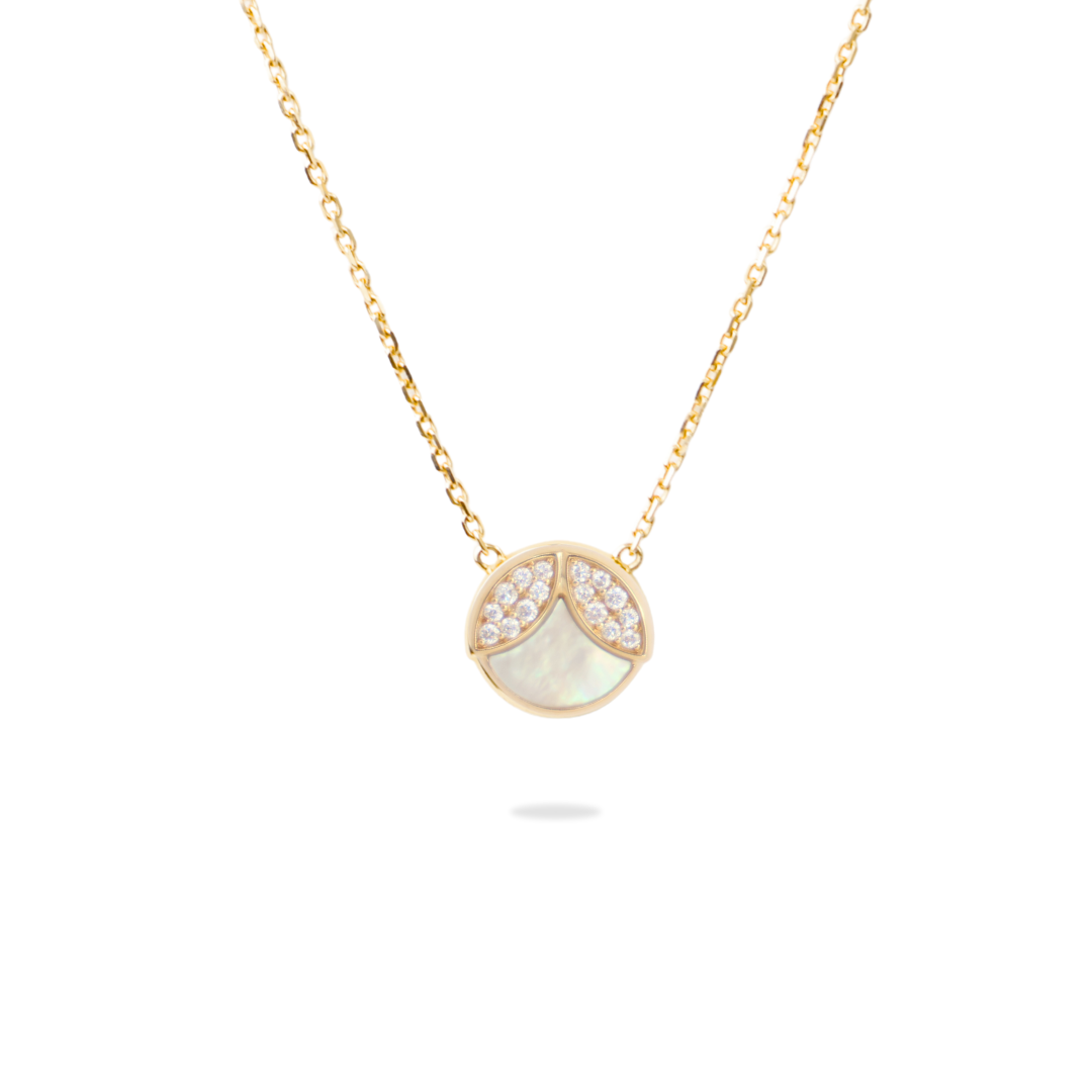 Yaara Reversible White MOP Necklace